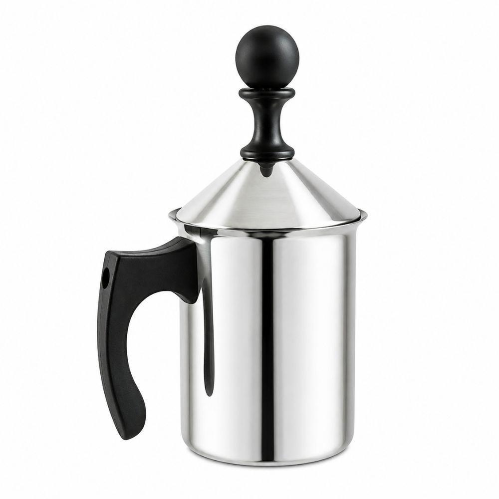  montalatte manuale in acciaio inox per cappuccino e latte schiumato - foto 1