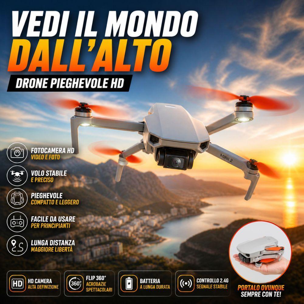 drone pieghevole con telecamera hd mini drone compatto con controllo facile e alta stabilità - foto 2 drone pieghevole con telecamera hd mini drone compatto con controllo facile e alta stabilità - foto 2