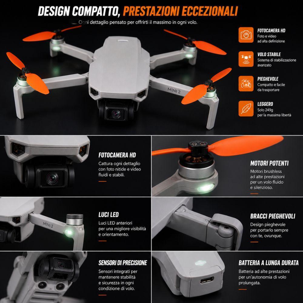 drone pieghevole con telecamera hd mini drone compatto con controllo facile e alta stabilità - foto 4 drone pieghevole con telecamera hd mini drone compatto con controllo facile e alta stabilità - foto 4