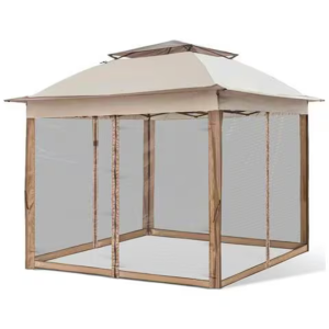 Gazebo richiudibile 3x3 m salvaspazio con zanzariere, presa aria e borsa trasporto