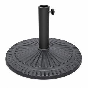 Base ombrellone rotonda 15kg decorativa effetto ghisa supporto esterno giardino
