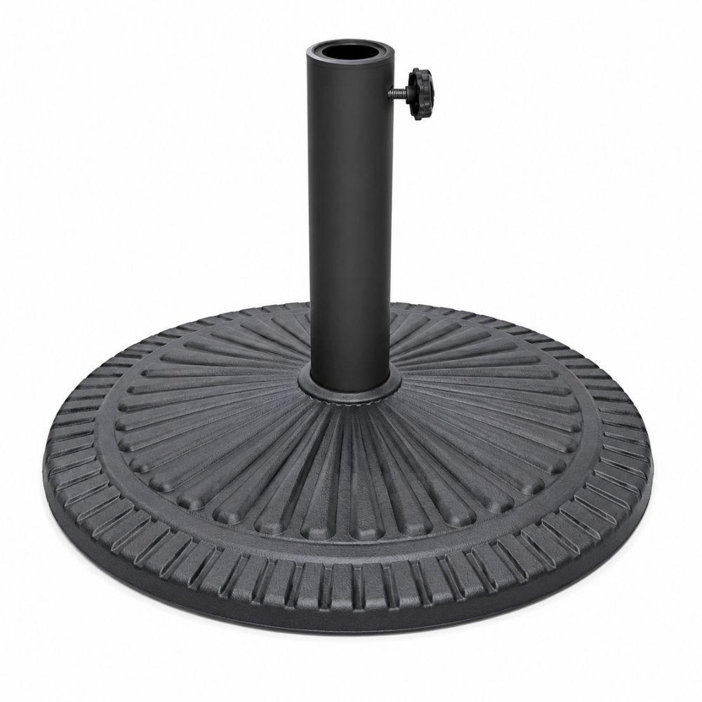 base ombrellone rotonda 15kg decorativa effetto ghisa supporto esterno giardino - foto 1 base ombrellone rotonda 15kg decorativa effetto ghisa supporto esterno giardino - foto 1