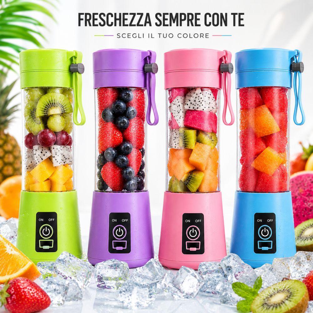 mini frullatore portatile usb ricaricabile 380ml smoothie blender - foto 4 mini frullatore portatile usb ricaricabile 380ml smoothie blender - foto 4