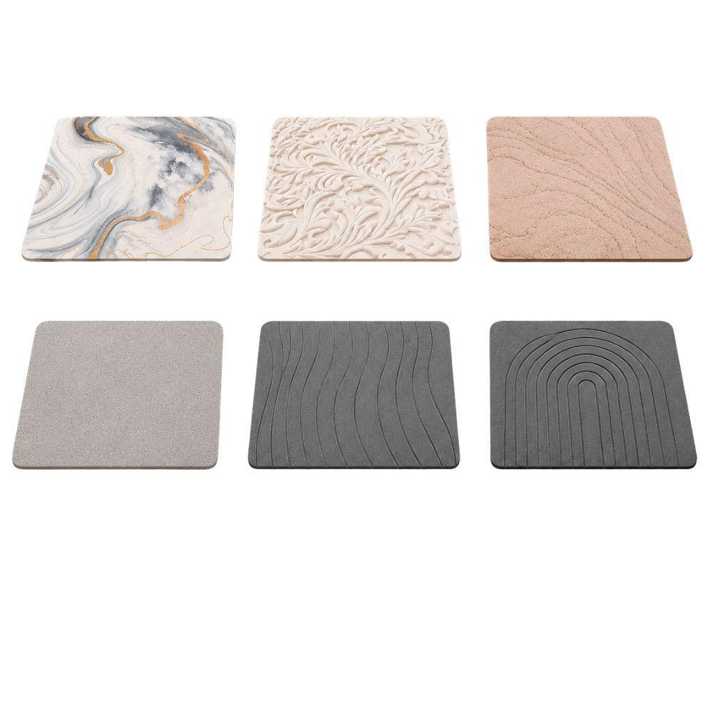  tappeto bagno in pietra lavica assorbente antiscivolo design moderno - foto 1