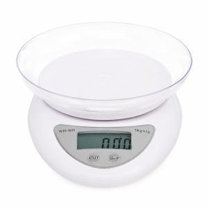 Bilancia da cucina digitale elettronica con ciotola removibile display lcd e misurazione di precisione