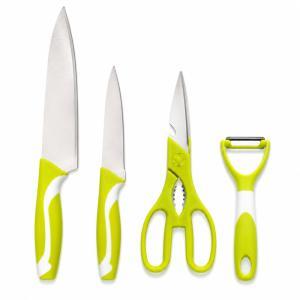 Set coltelli da cucina 4 pezzi con forbici e pelapatate