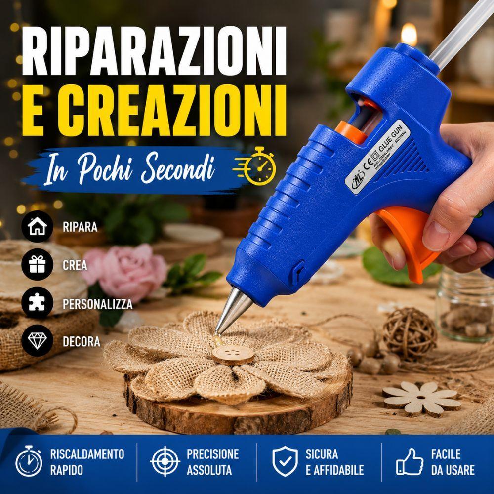 pistola per colla a caldo 20w riparazioni e hobby - foto 2 pistola per colla a caldo 20w riparazioni e hobby - foto 2