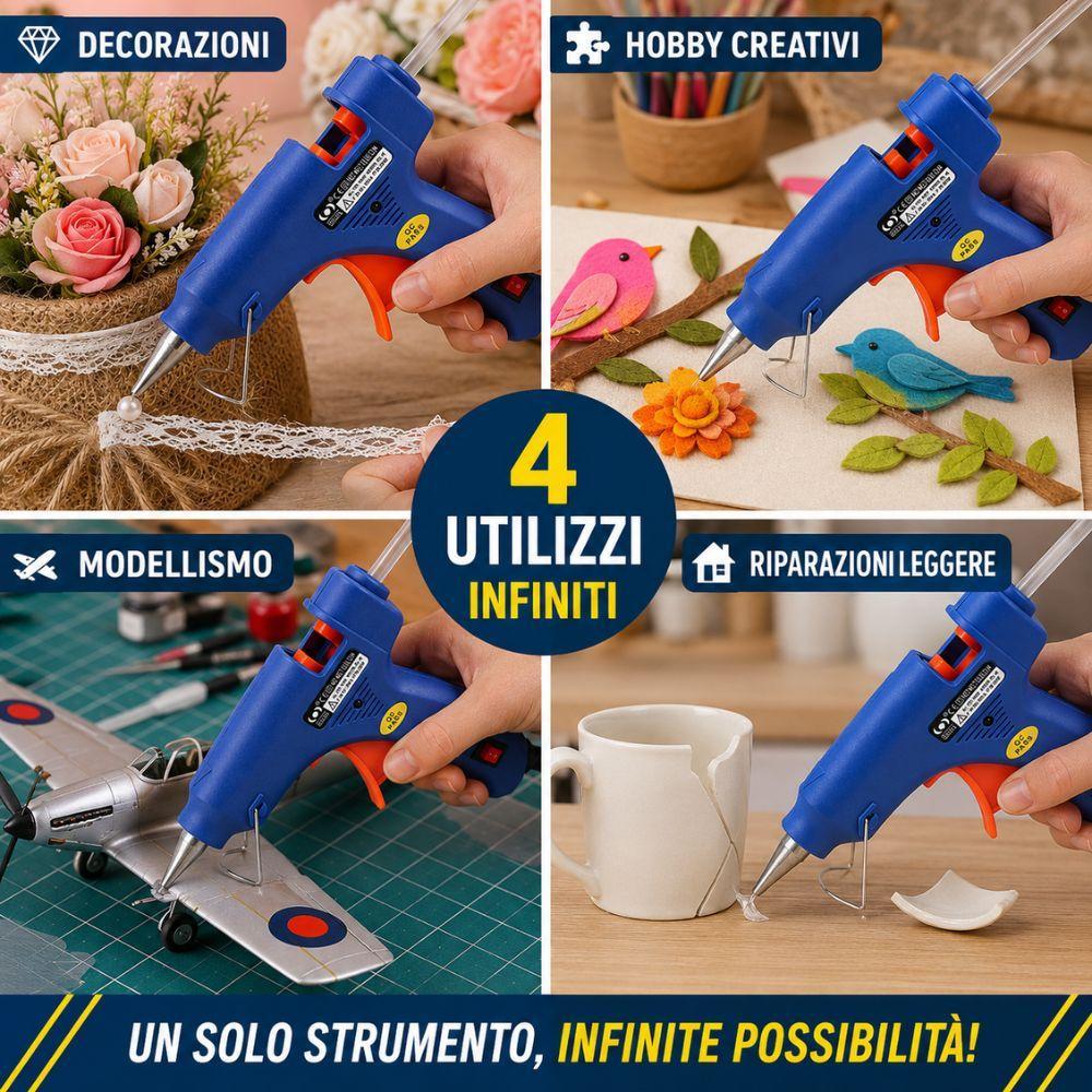pistola per colla a caldo 20w riparazioni e hobby - foto 3 pistola per colla a caldo 20w riparazioni e hobby - foto 3