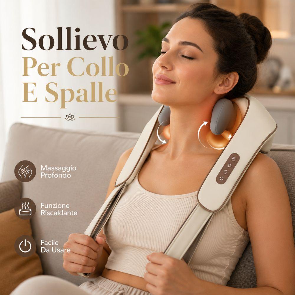massaggiatore cervicale elettrico con funzione riscaldante - foto 4 massaggiatore cervicale elettrico con funzione riscaldante - foto 4