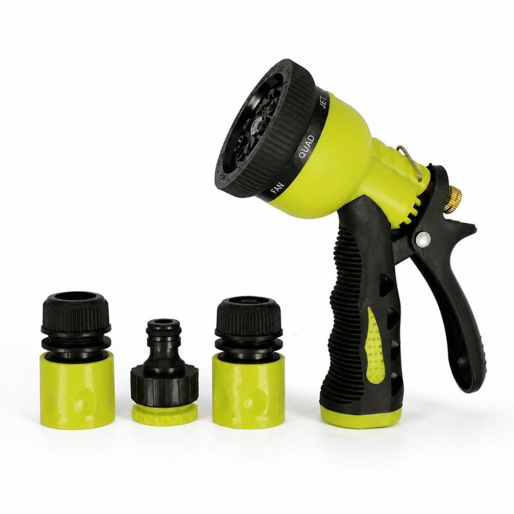  pistola multigetto per irrigazione con kit raccordi regolabile per giardino - foto 1
