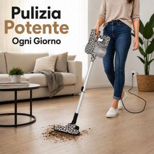 Aspirapolvere con filo verticale moderno 4 fantasie animalier