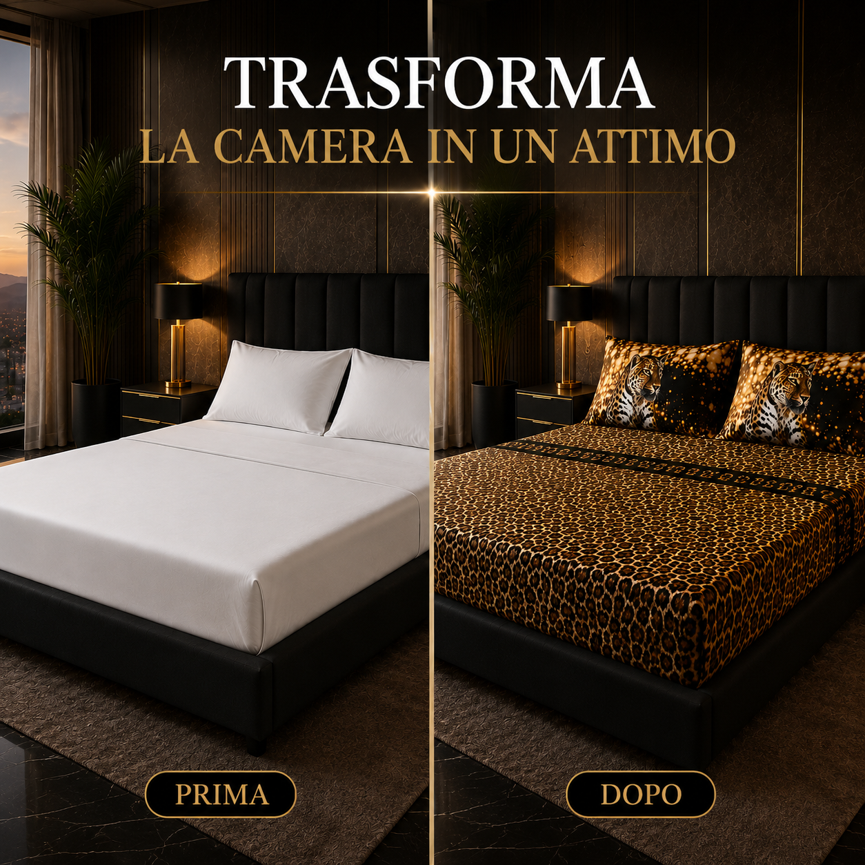 completo letto matrimoniale fantasia animalier 3 pezzi - foto 4 completo letto matrimoniale fantasia animalier 3 pezzi - foto 4