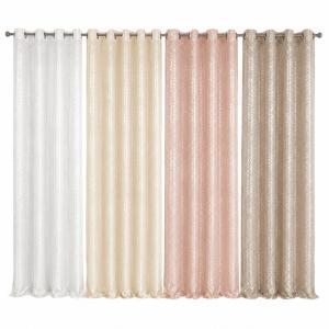 Coppia tende con trama pitonata jacquard 280x290 cm con anelli