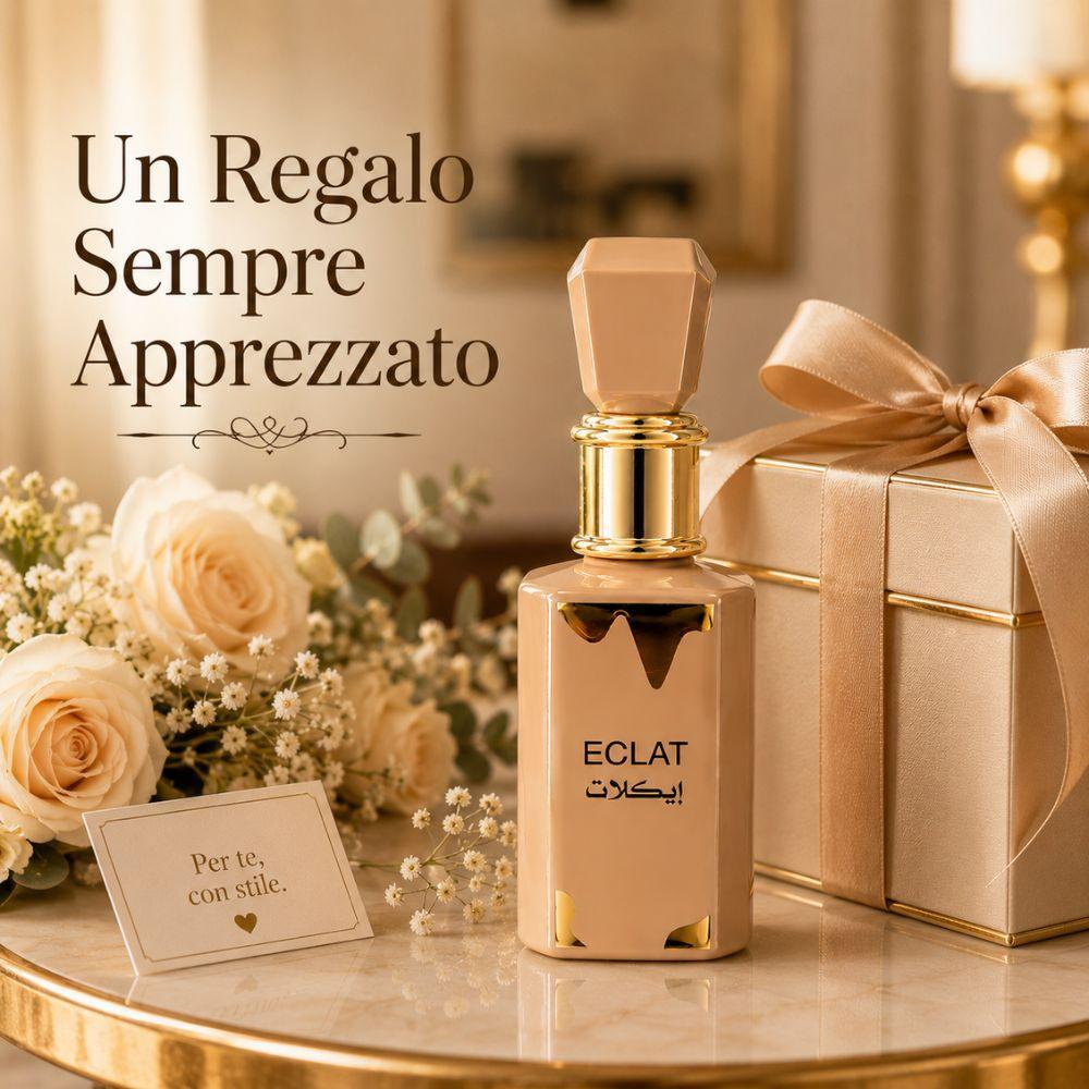 Flacone Eclat Eau de Parfum 100 ml con confezione elegante