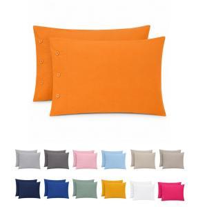 Coppia federe con chiusura a bottoni 50x80 cm