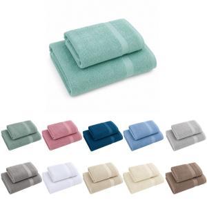 2-teiliges frottee-handtuchset: gesichtstuch 50 x 100 cm, gästetuch 40 x 60 cm – weich und saugfähig