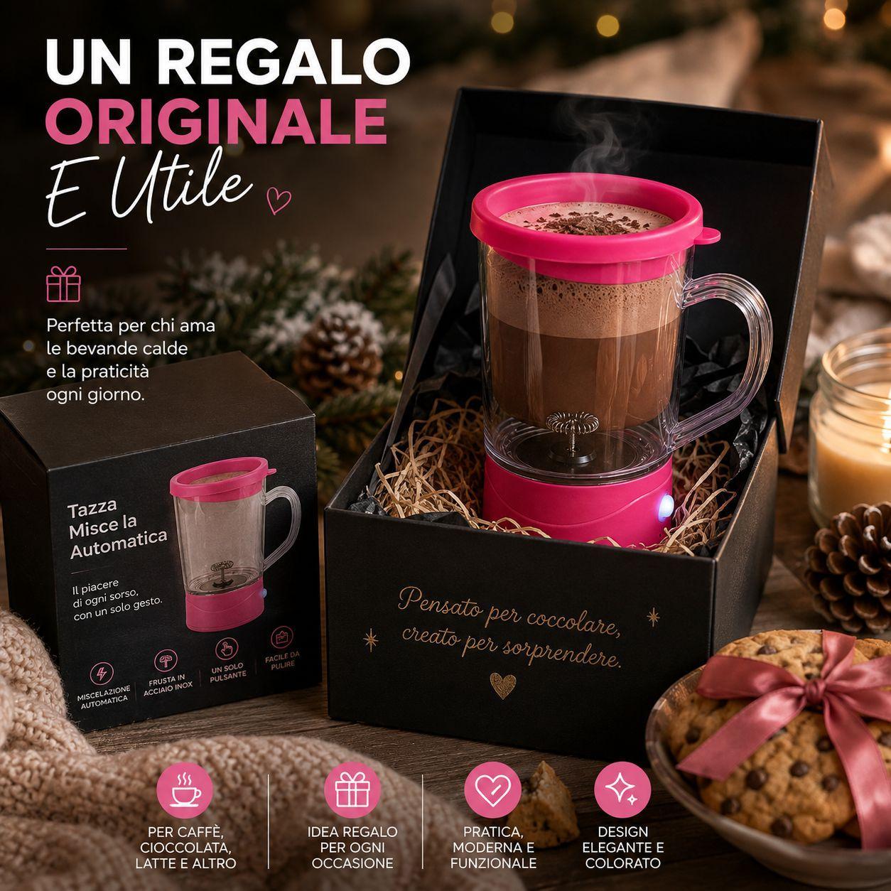  cappuccinatore elettrico con mini frusta in acciaio inox - foto 4