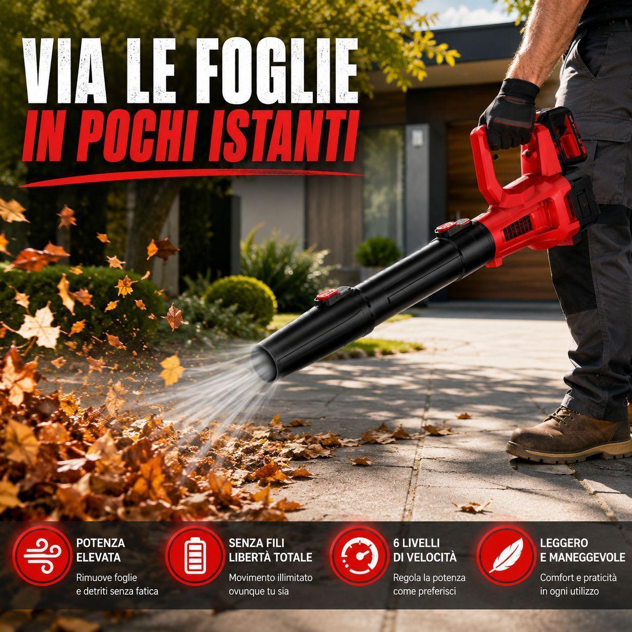  sistema portatile per pulizia di giardino e spazi esterni 6 livelli - foto 2